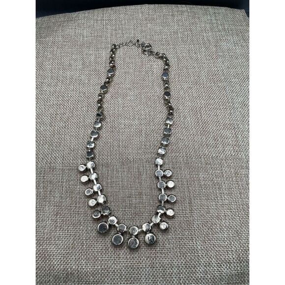 J. Crew Multicolor Jeweled Statement Necklace Adjustable Lobster Clasp - Picture 4 of 7